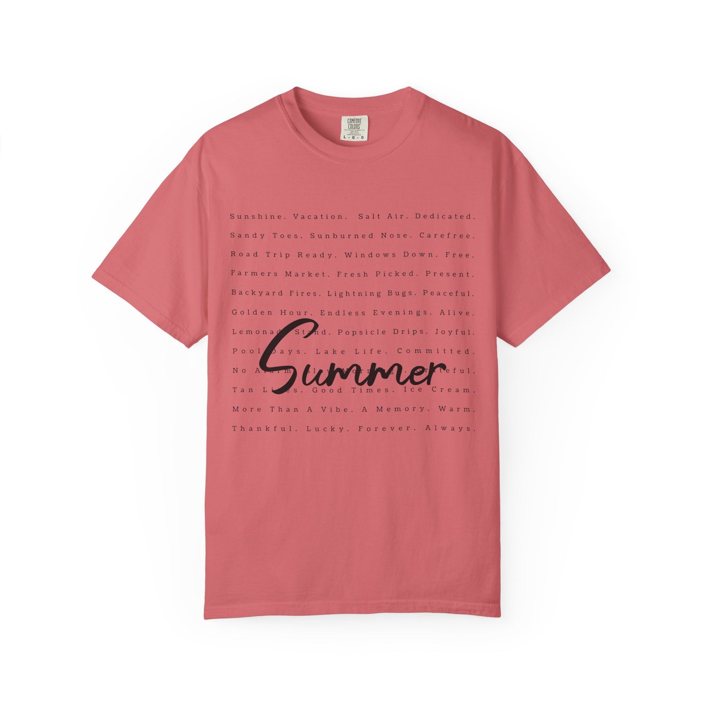 Summer Script Tee