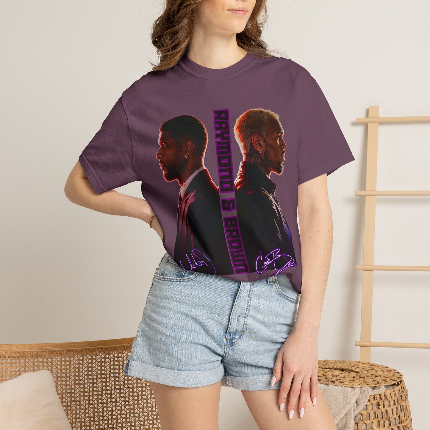 Raymond & Brown Split Tee — Graphic T-Shirt