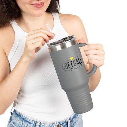 Softball Mama 40oz Insulated Travel Mug