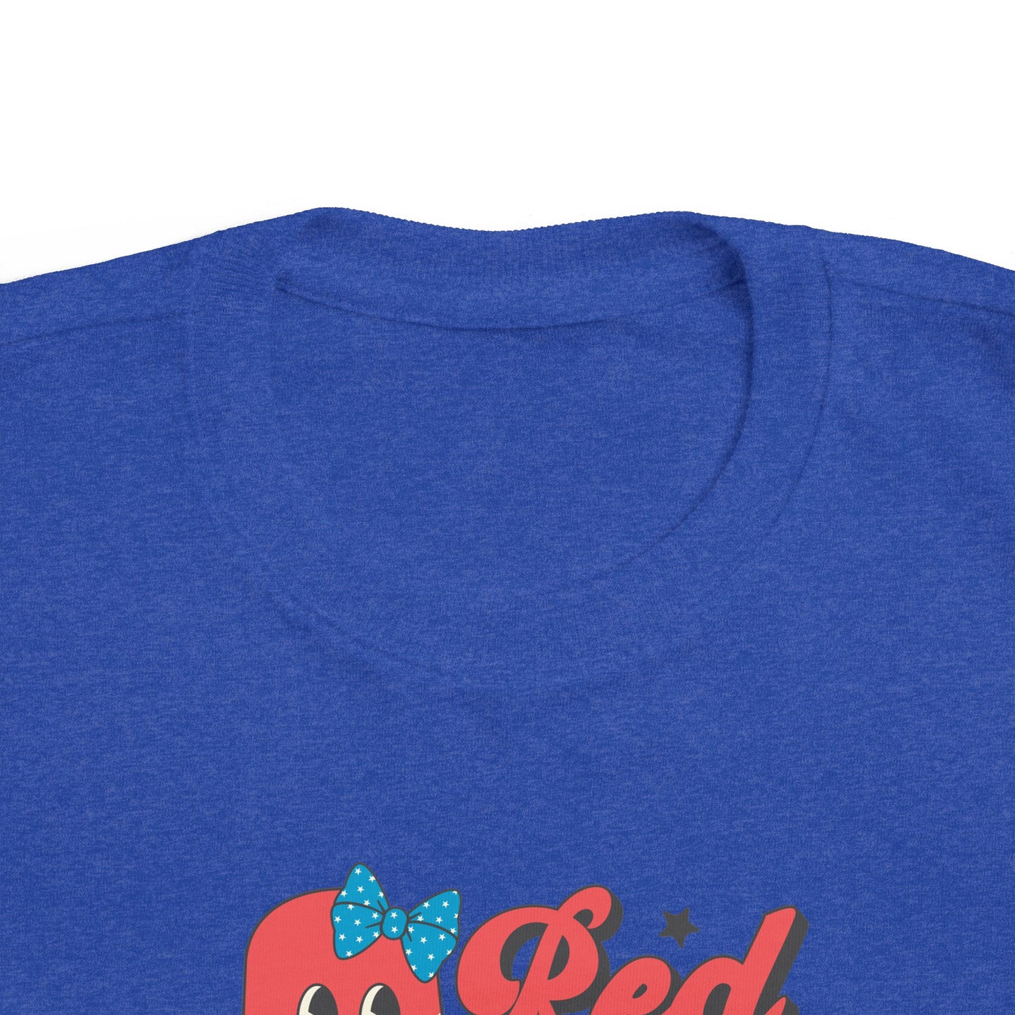 Red White & Cute Popsicle Toddler Girls Tee