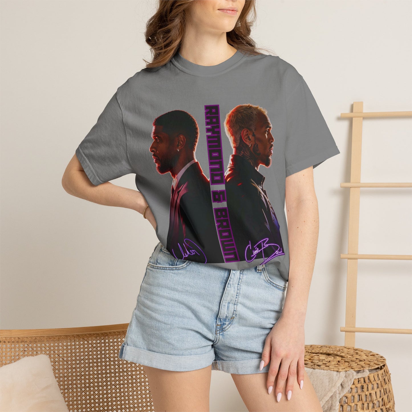 Raymond & Brown Split Tee — Graphic T-Shirt