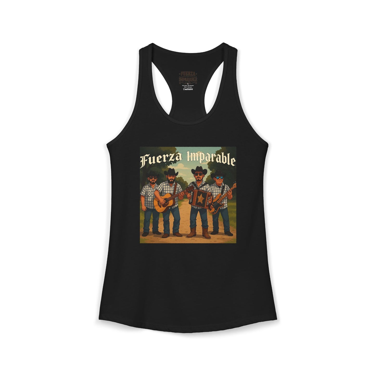 Fuerza Imparable  Cartoon-Women'sTank