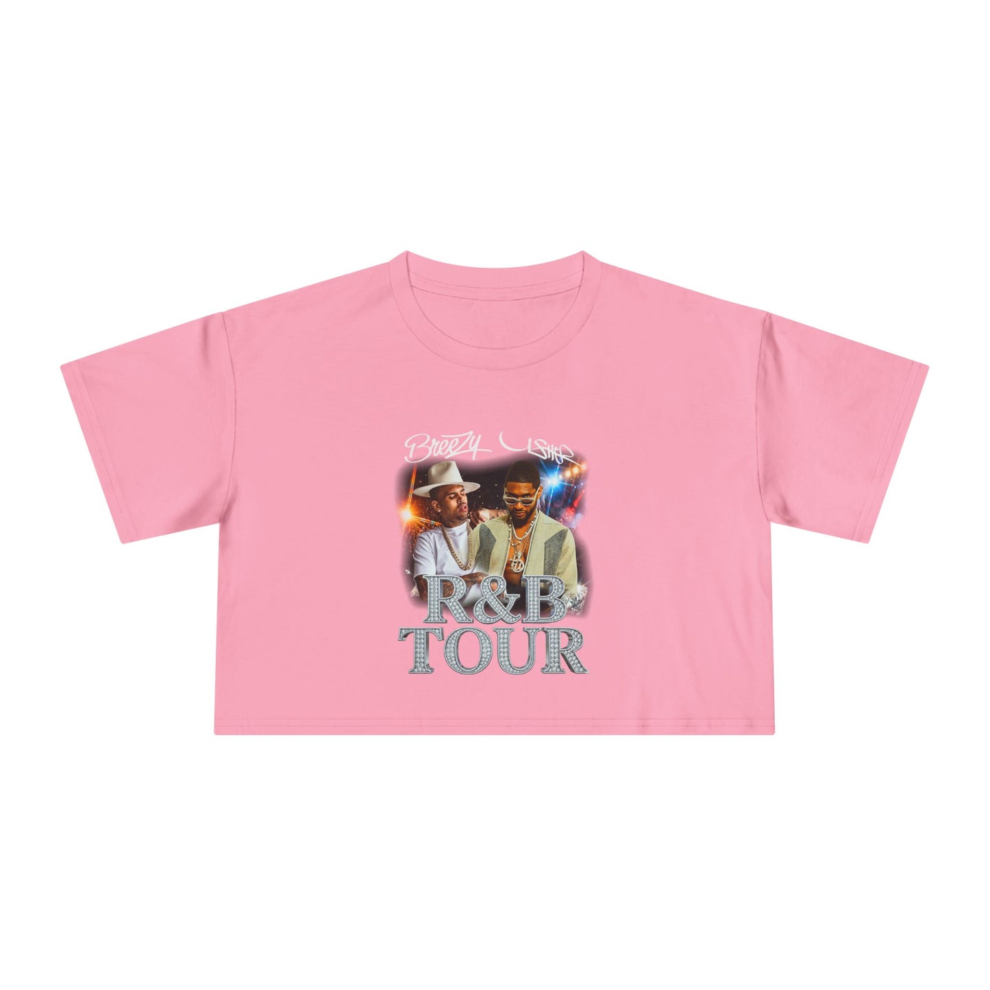 Breezy & Usher R&B Tour Crop Tee