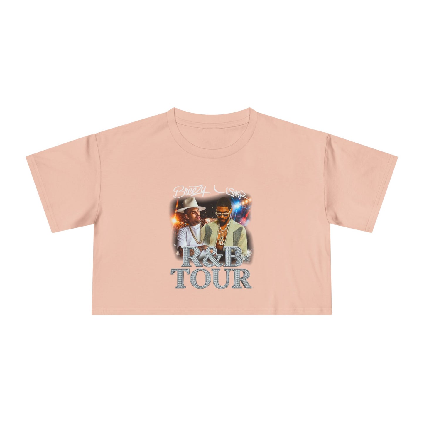 Breezy & Usher R&B Tour Crop Tee