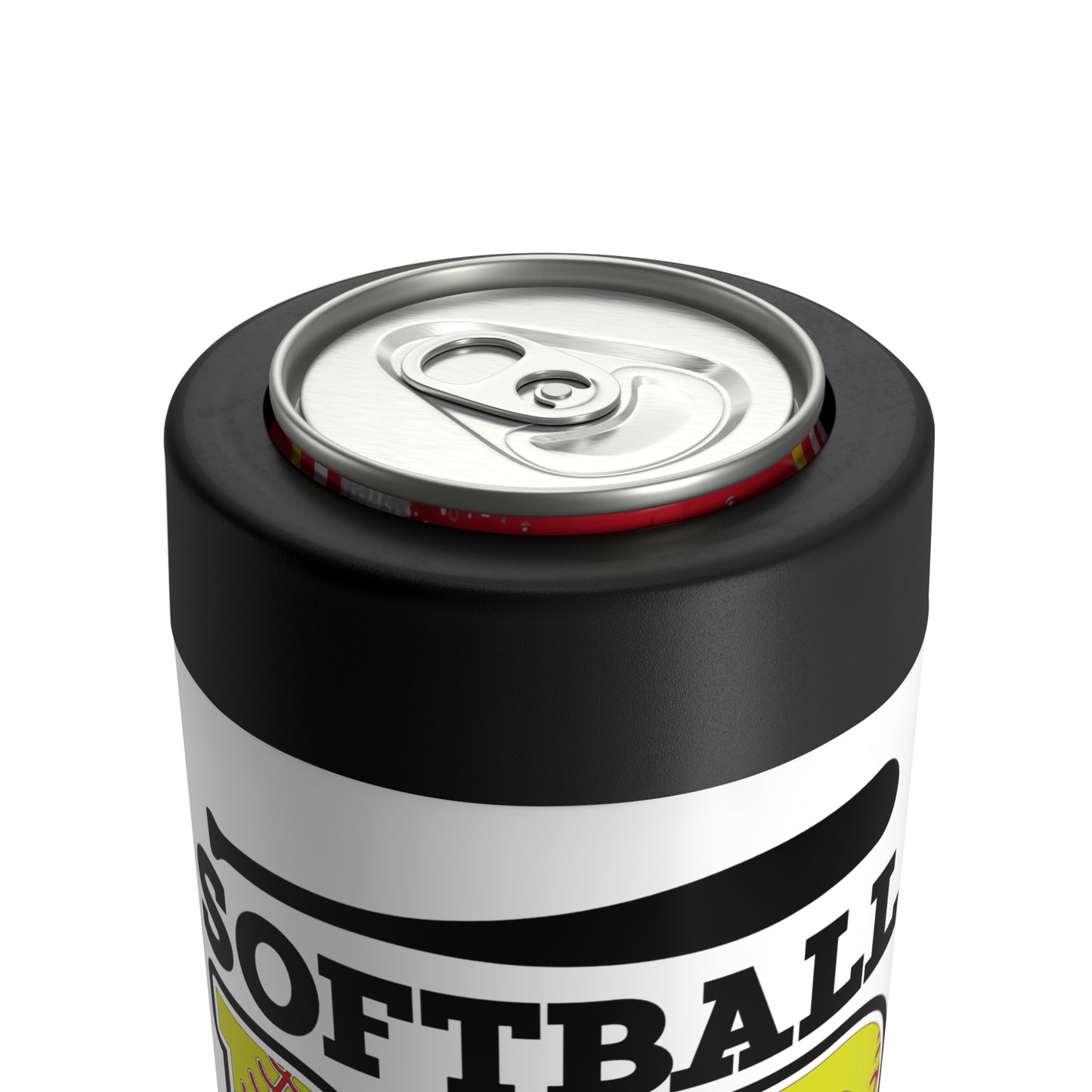 Softball Dad Can Cooler — Insulated Drink Holder