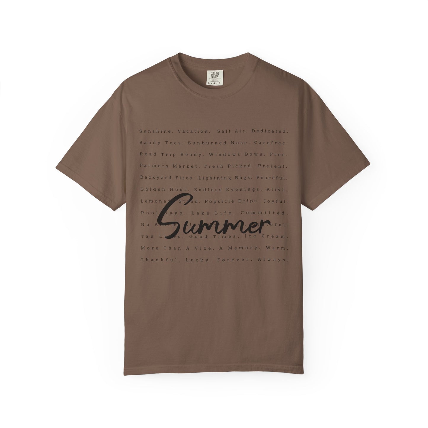 Summer Script Tee
