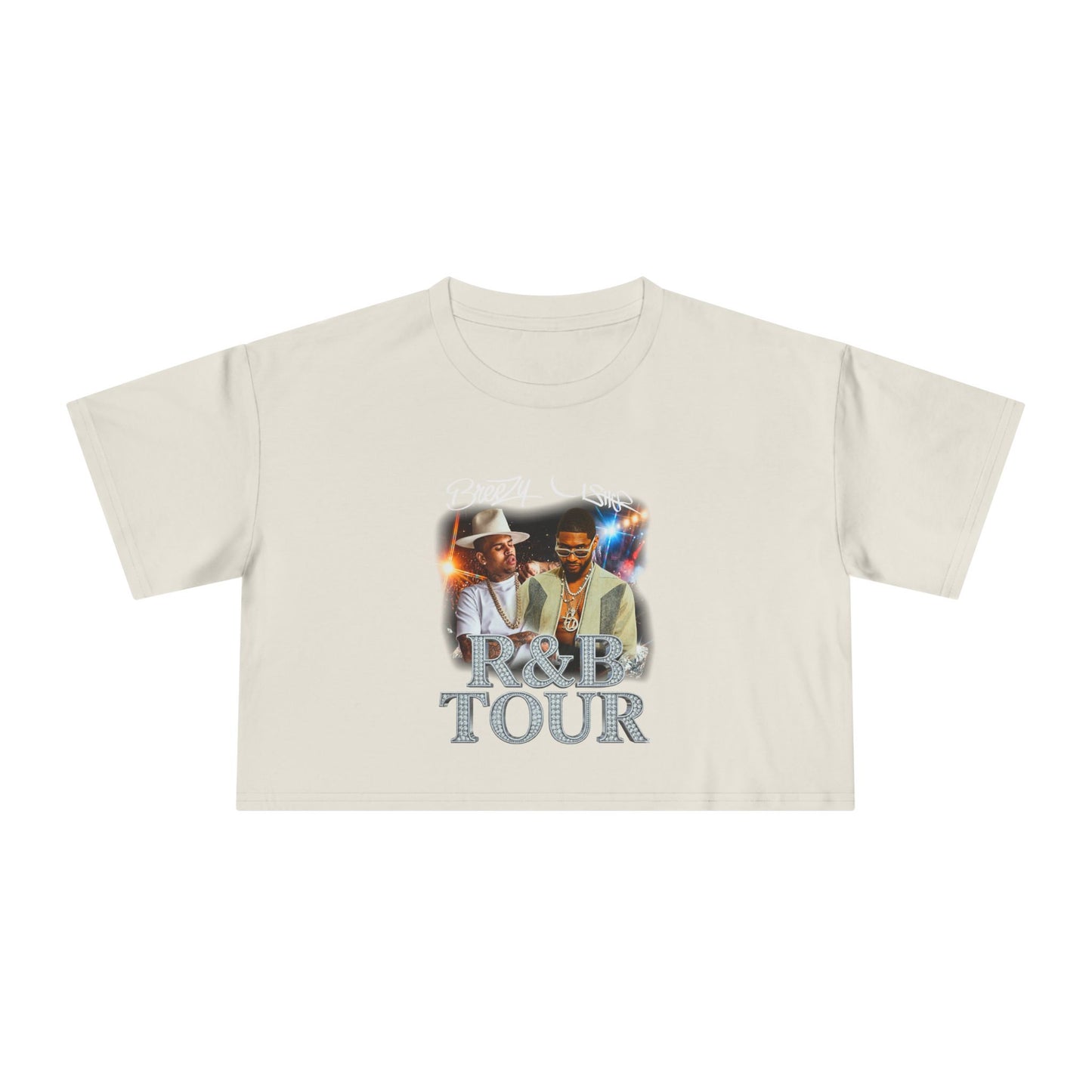 Breezy & Usher R&B Tour Crop Tee