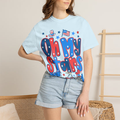 Patriotic "Oh My Stars" T-Shirt