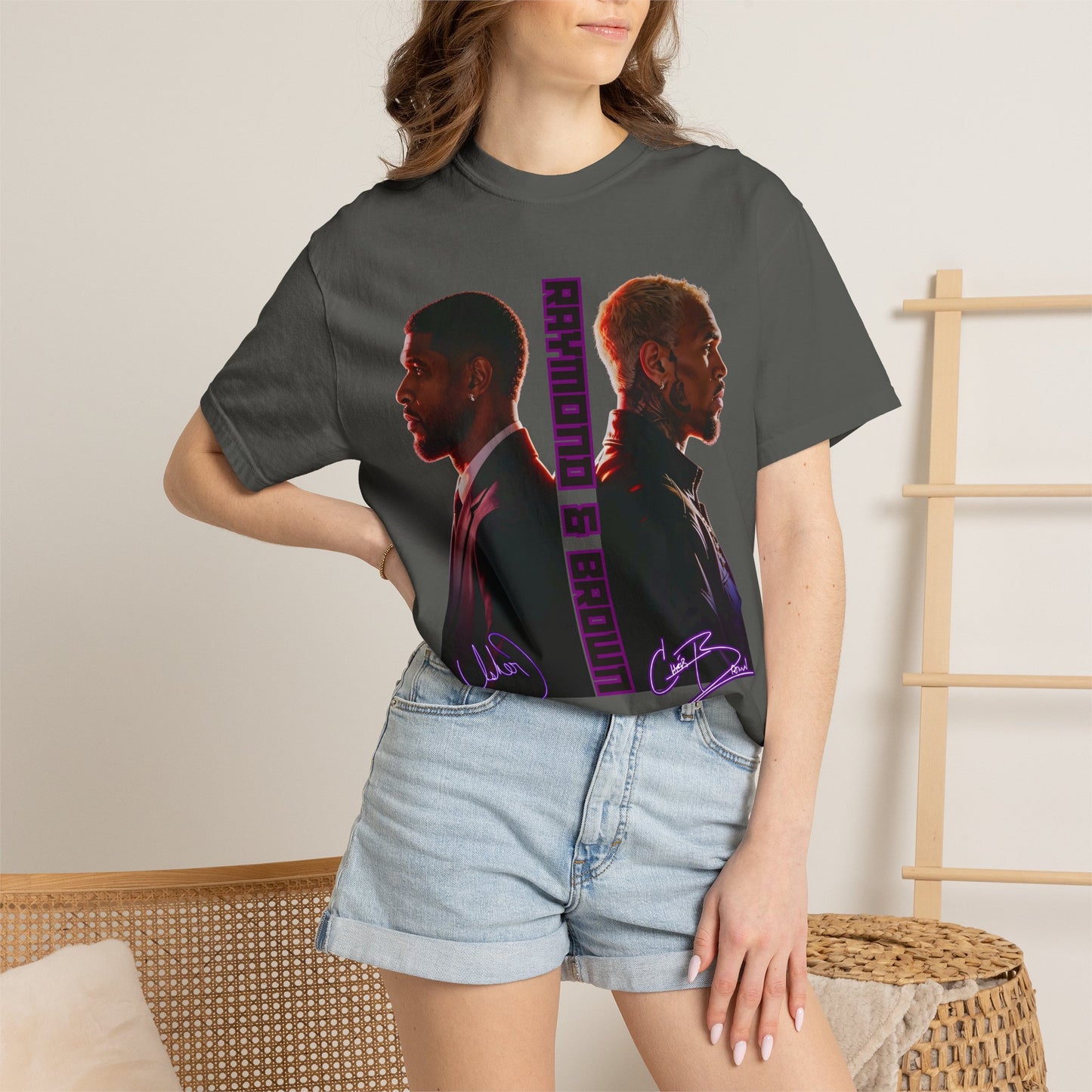 Raymond & Brown Split Tee — Graphic T-Shirt
