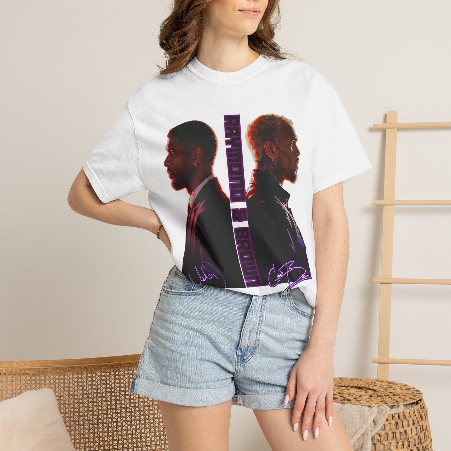 Raymond & Brown Split Tee — Graphic T-Shirt