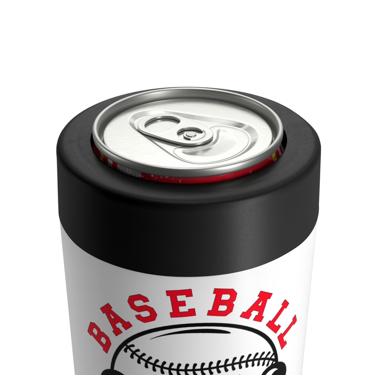 Baseball Dad Can Holder — Insulated Drink Cooler for Game Day