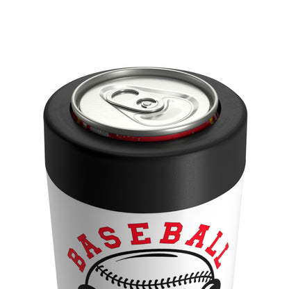 Baseball Dad Can Holder — Insulated Drink Cooler for Game Day