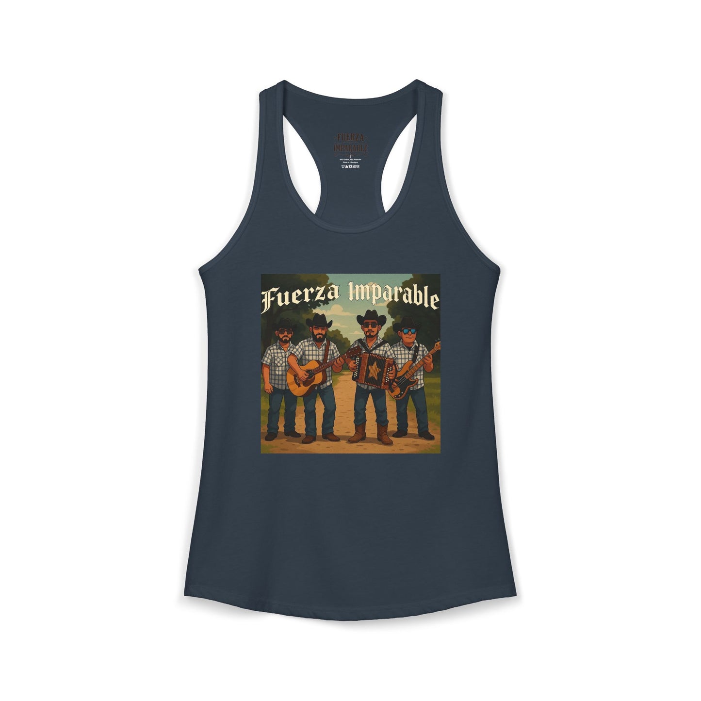 Fuerza Imparable  Cartoon-Women'sTank