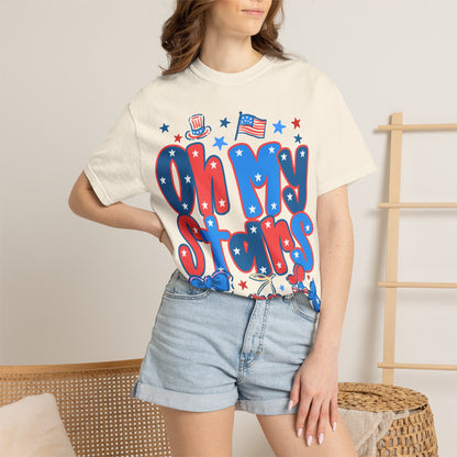 Patriotic "Oh My Stars" T-Shirt