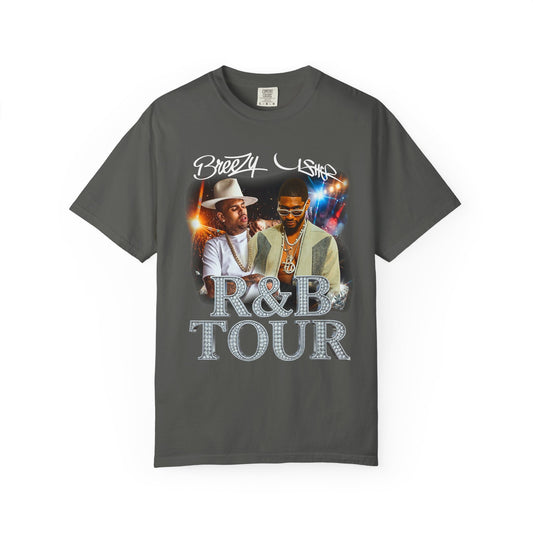 R&B Tour Graphic T-Shirt — Breezy & Usher Retro Concert Tee