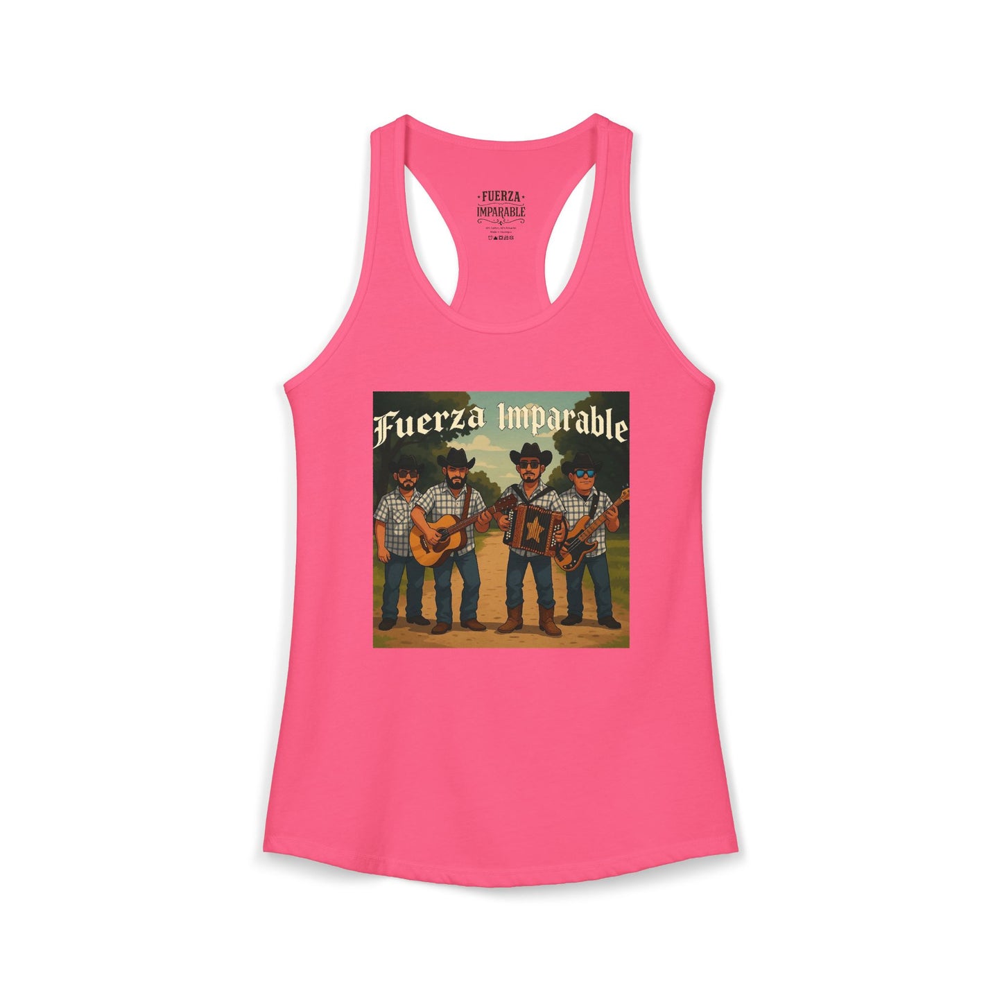 Fuerza Imparable  Cartoon-Women'sTank