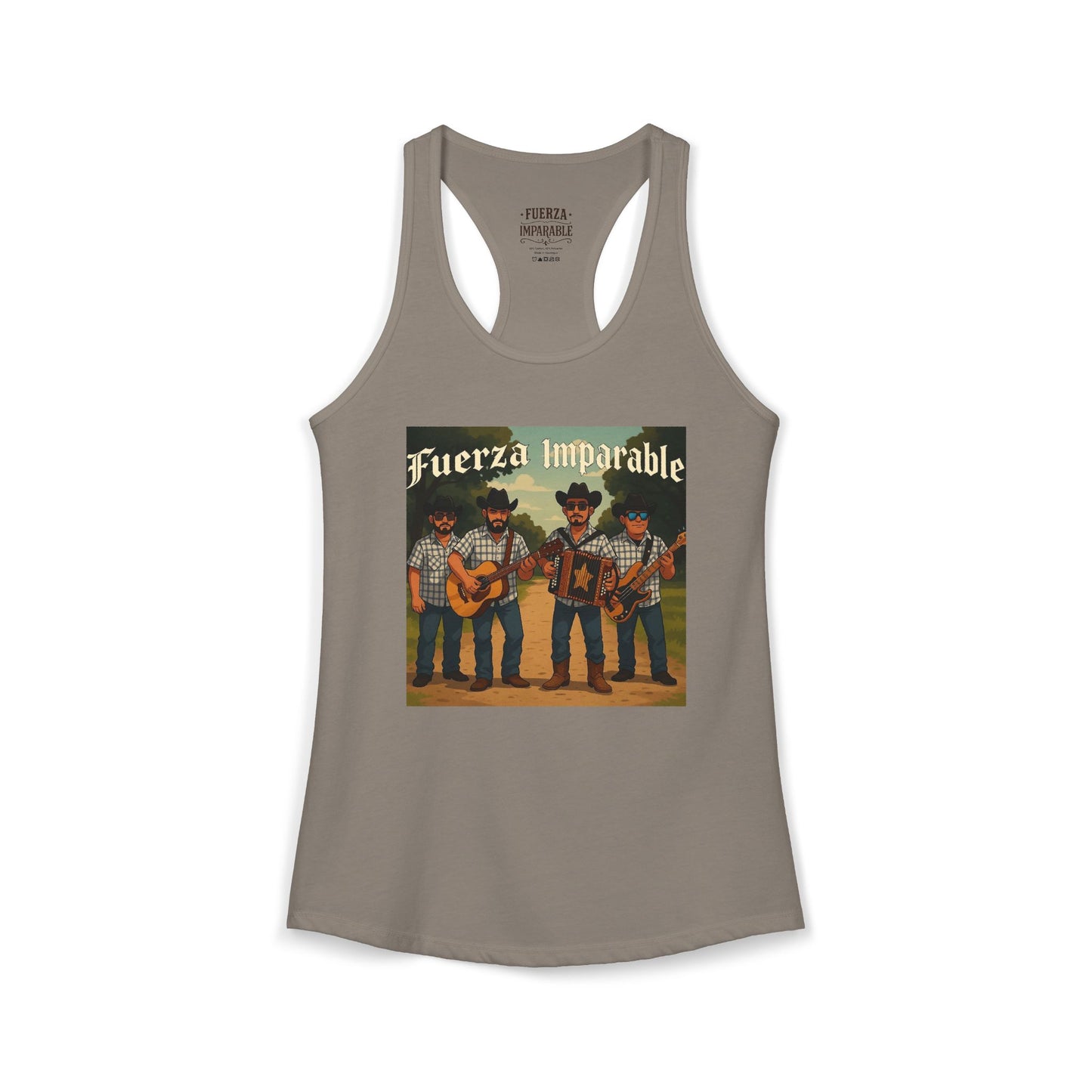 Fuerza Imparable  Cartoon-Women'sTank