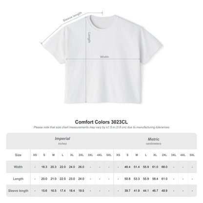 Baseball Mama Boxy Tee — Soft cropped baseball stitch design