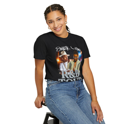 R&B Tour Graphic T-Shirt — Breezy & Usher Retro Concert Tee