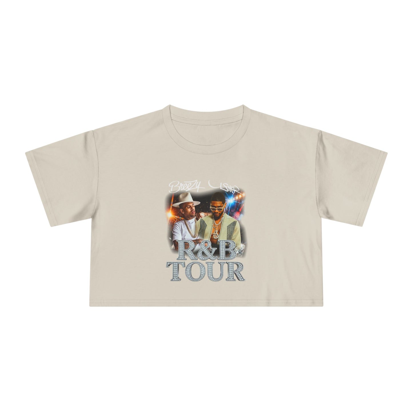Breezy & Usher R&B Tour Crop Tee