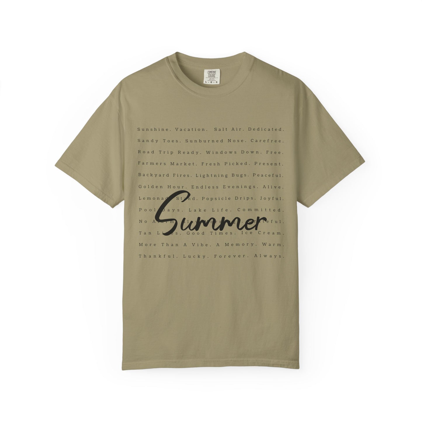 Summer Script Tee