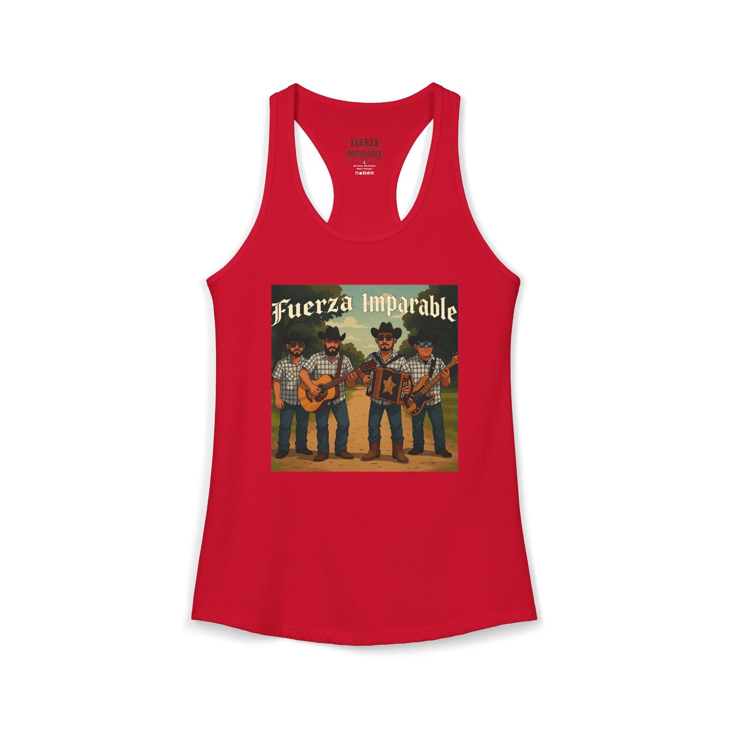 Fuerza Imparable  Cartoon-Women'sTank