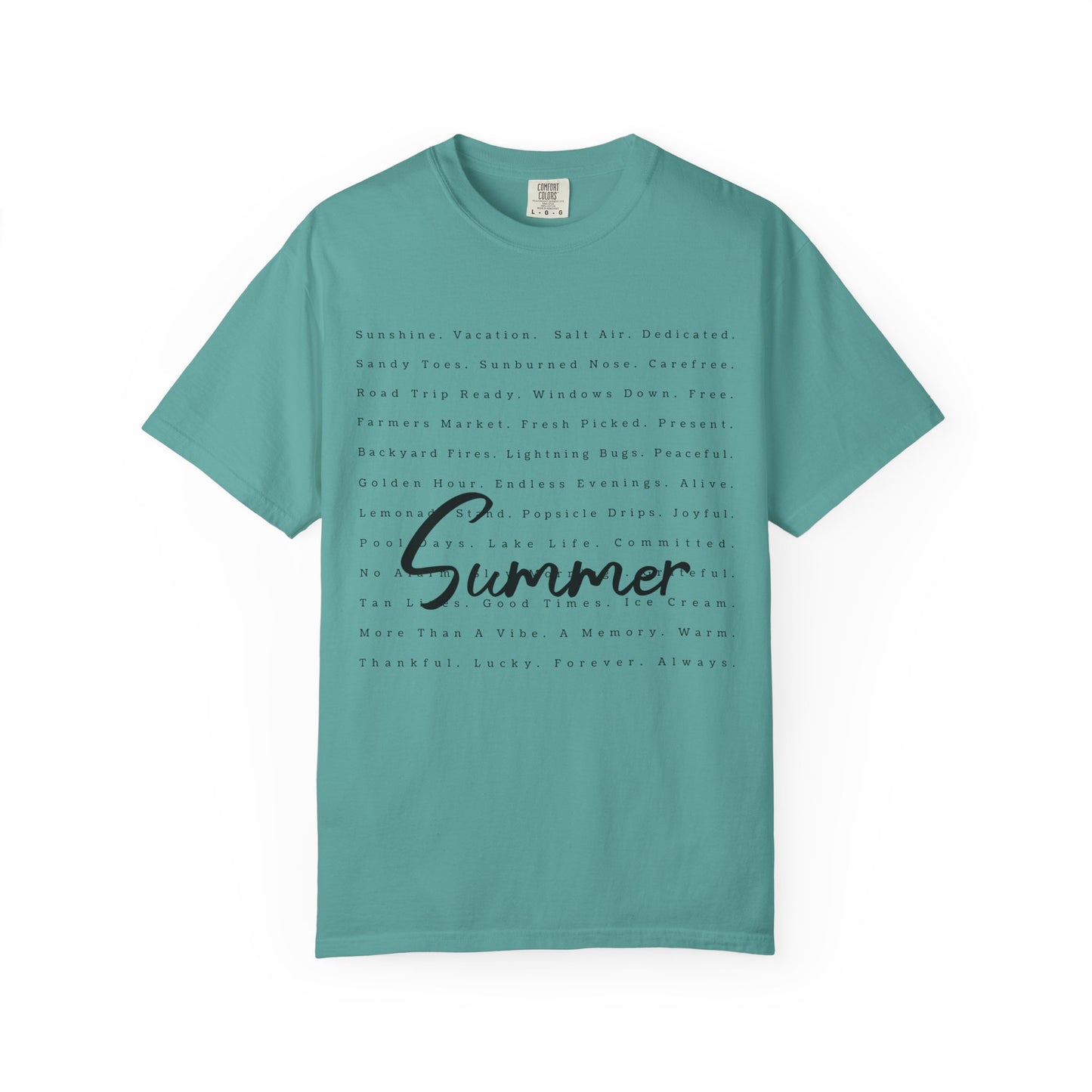 Summer Script Tee