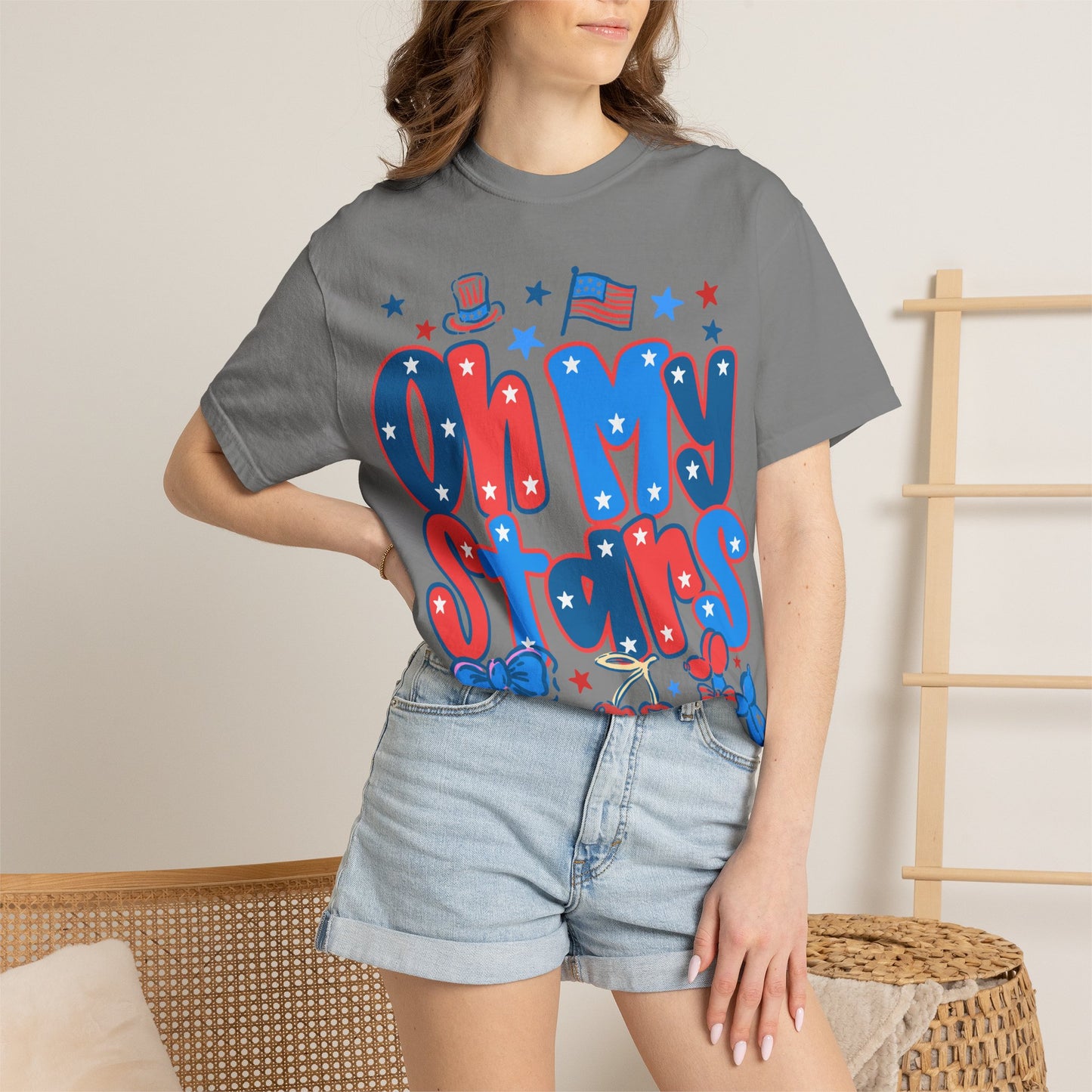 Patriotic "Oh My Stars" T-Shirt