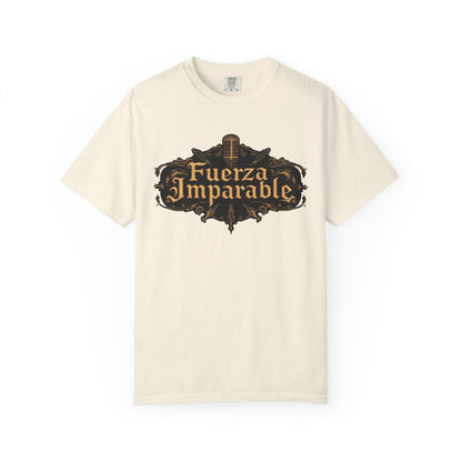 Fuerza Imparable T-Shirt — Vintage Shield Spanish Strength Tee
