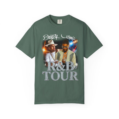 R&B Tour Graphic T-Shirt — Breezy & Usher Retro Concert Tee