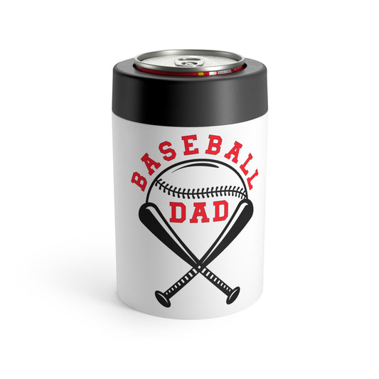 Baseball Dad Can Holder — Insulated Drink Cooler for Game Day