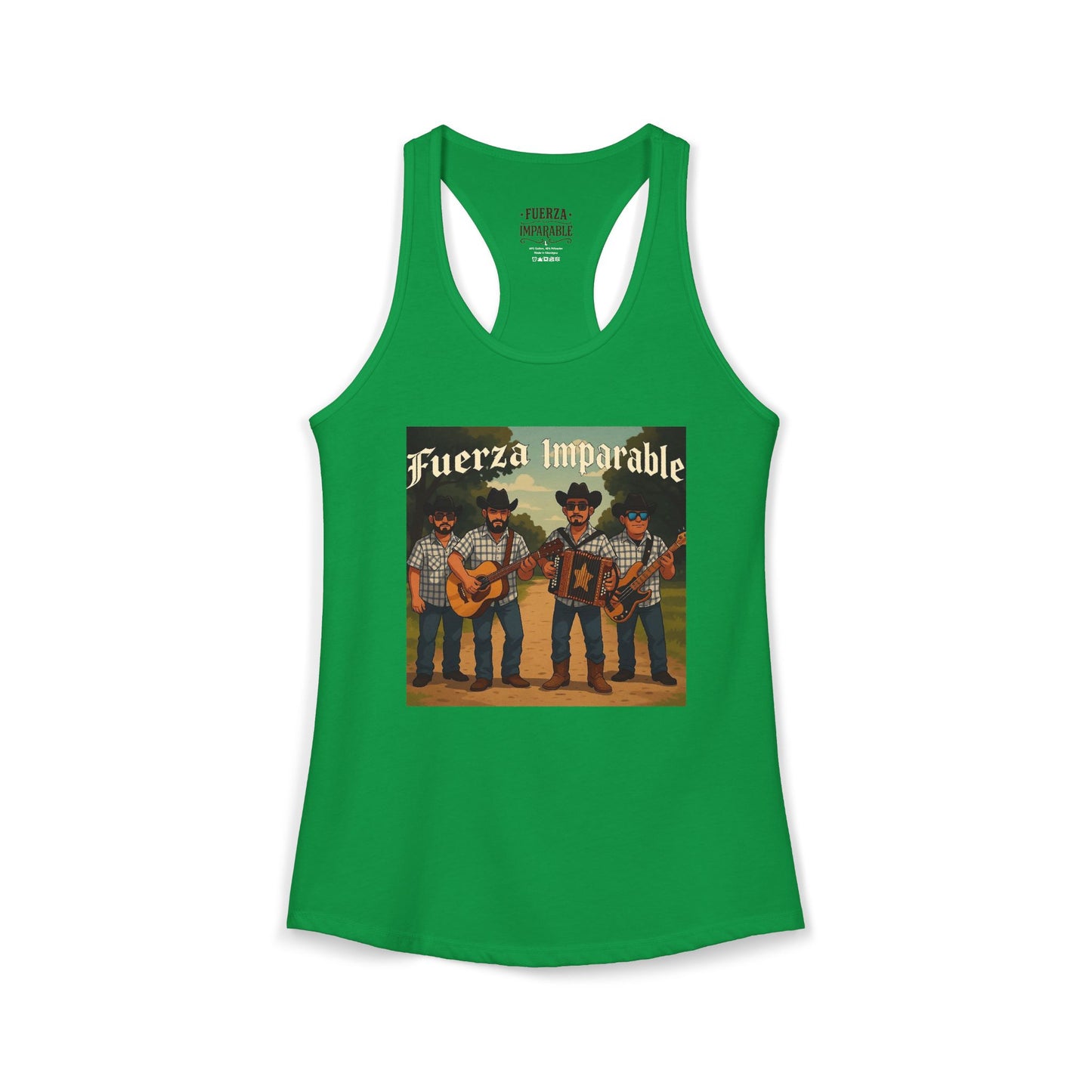 Fuerza Imparable  Cartoon-Women'sTank