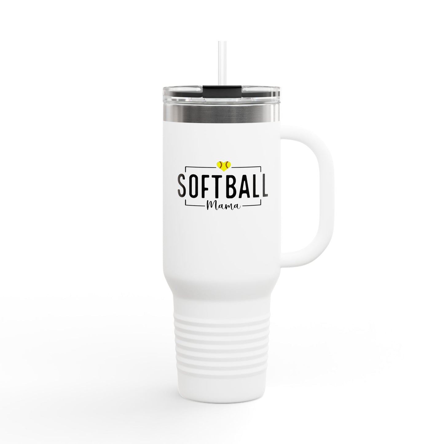 Softball Mama 40oz Insulated Travel Mug