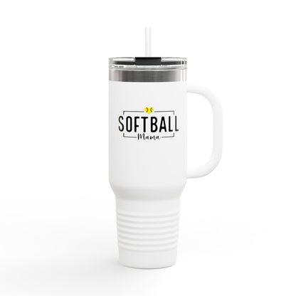 Softball Mama 40oz Insulated Travel Mug