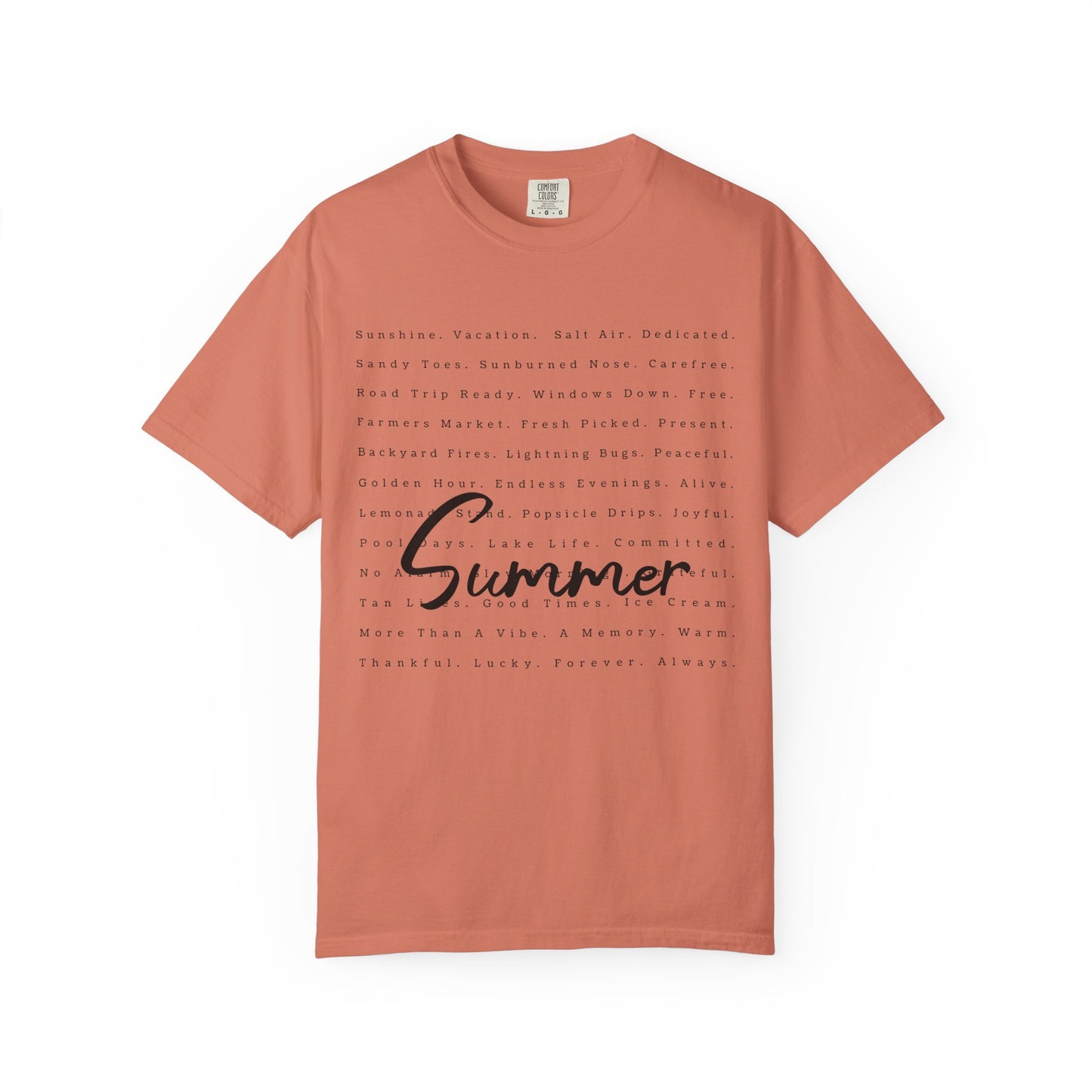 Summer Script Tee