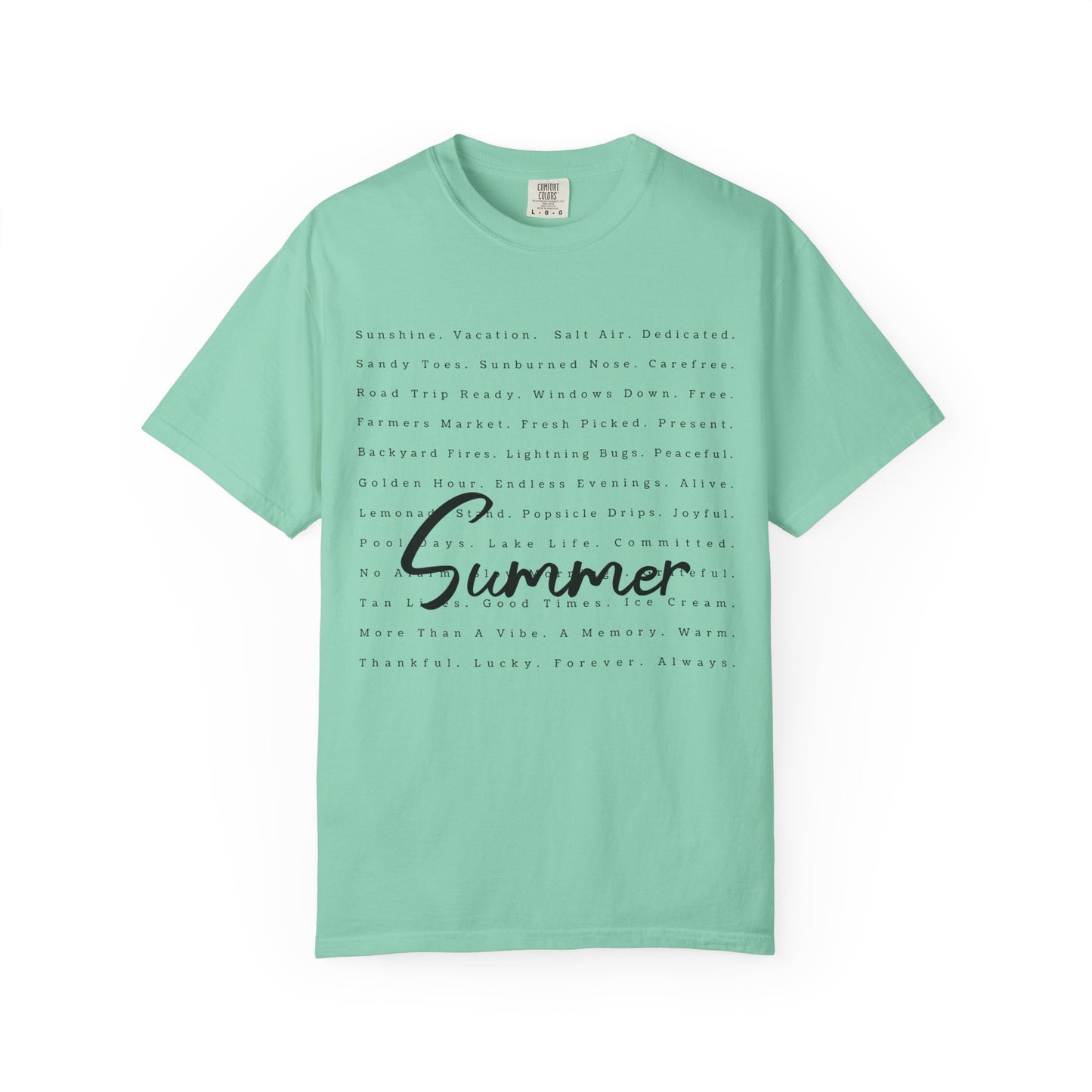 Summer Script Tee