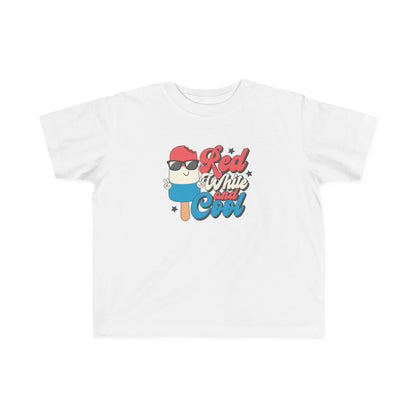Red White & Cool Popsicle Toddler Boys Tee