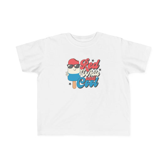 Red White & Cool Popsicle Toddler Boys Tee
