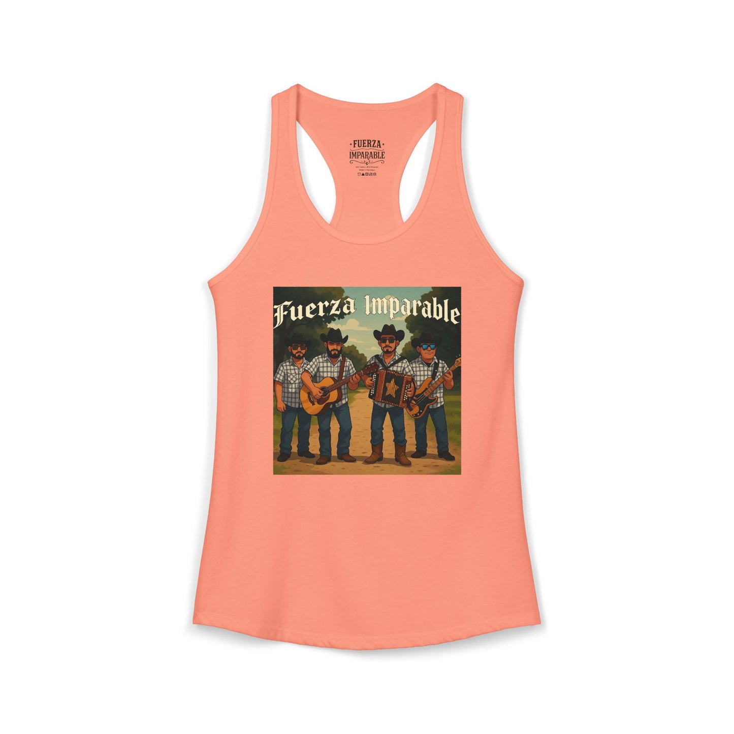 Fuerza Imparable  Cartoon-Women'sTank