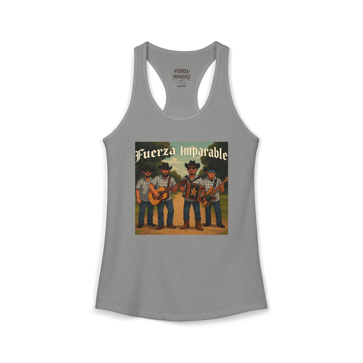 Fuerza Imparable  Cartoon-Women'sTank