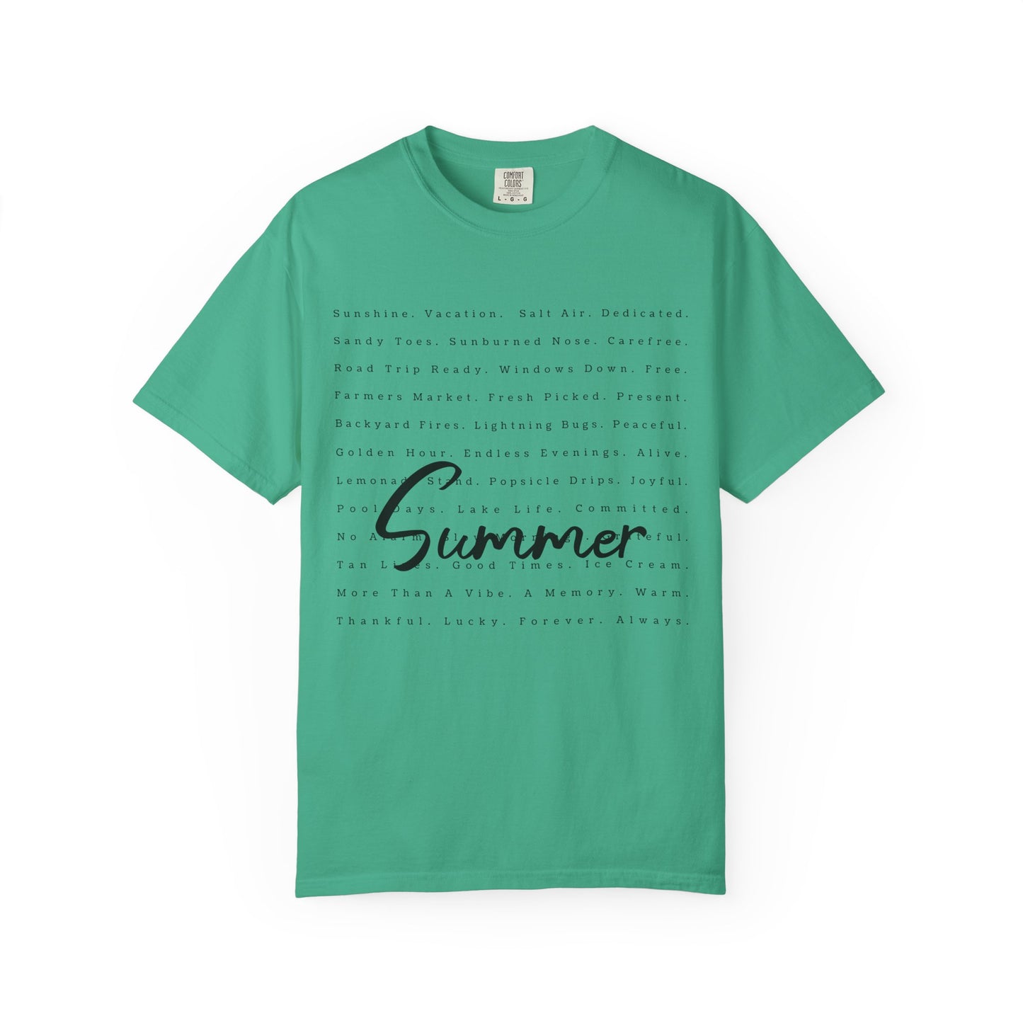 Summer Script Tee
