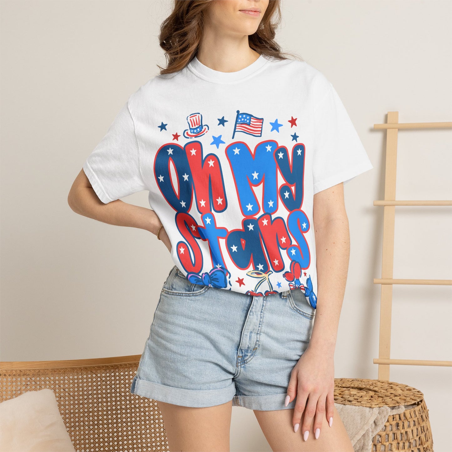 Patriotic "Oh My Stars" T-Shirt