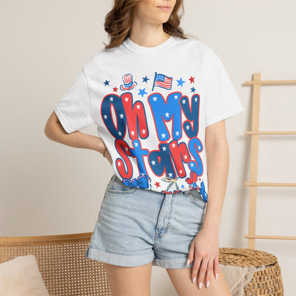 Patriotic "Oh My Stars" T-Shirt