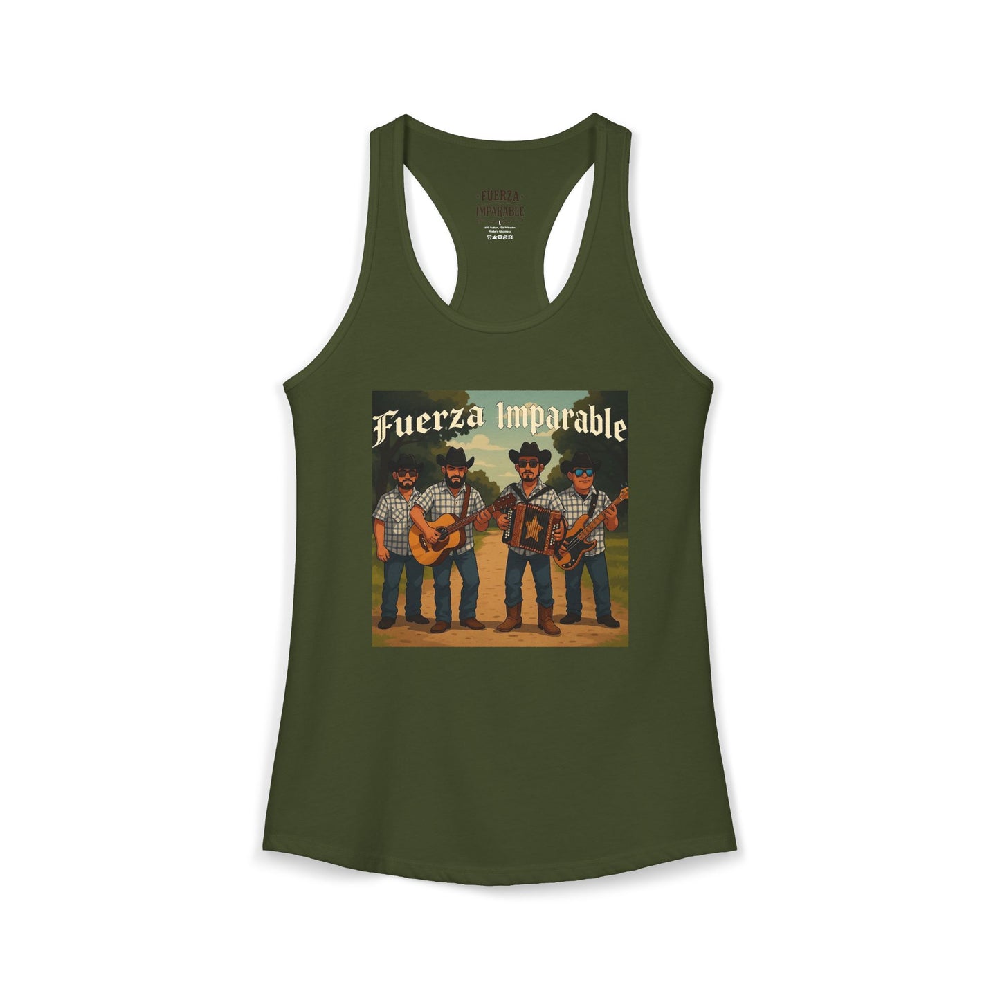 Fuerza Imparable  Cartoon-Women'sTank