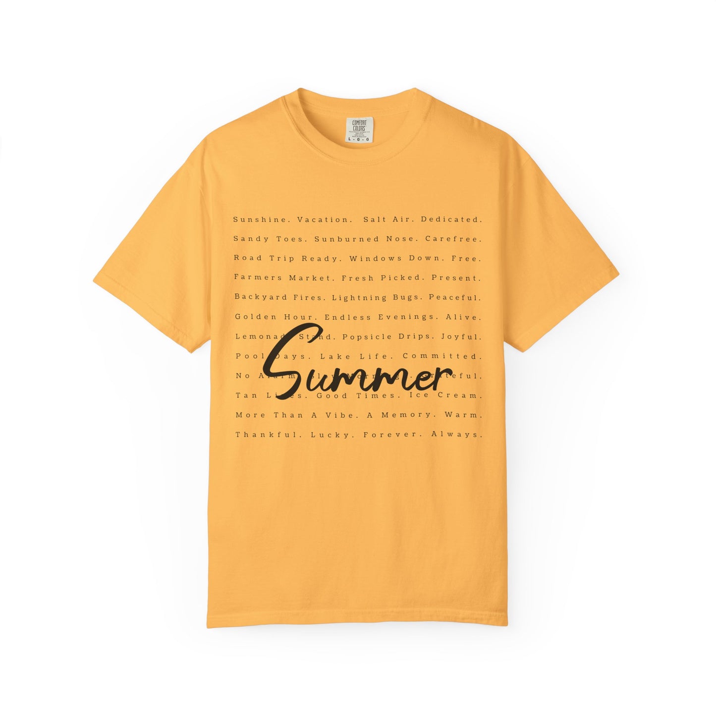 Summer Script Tee