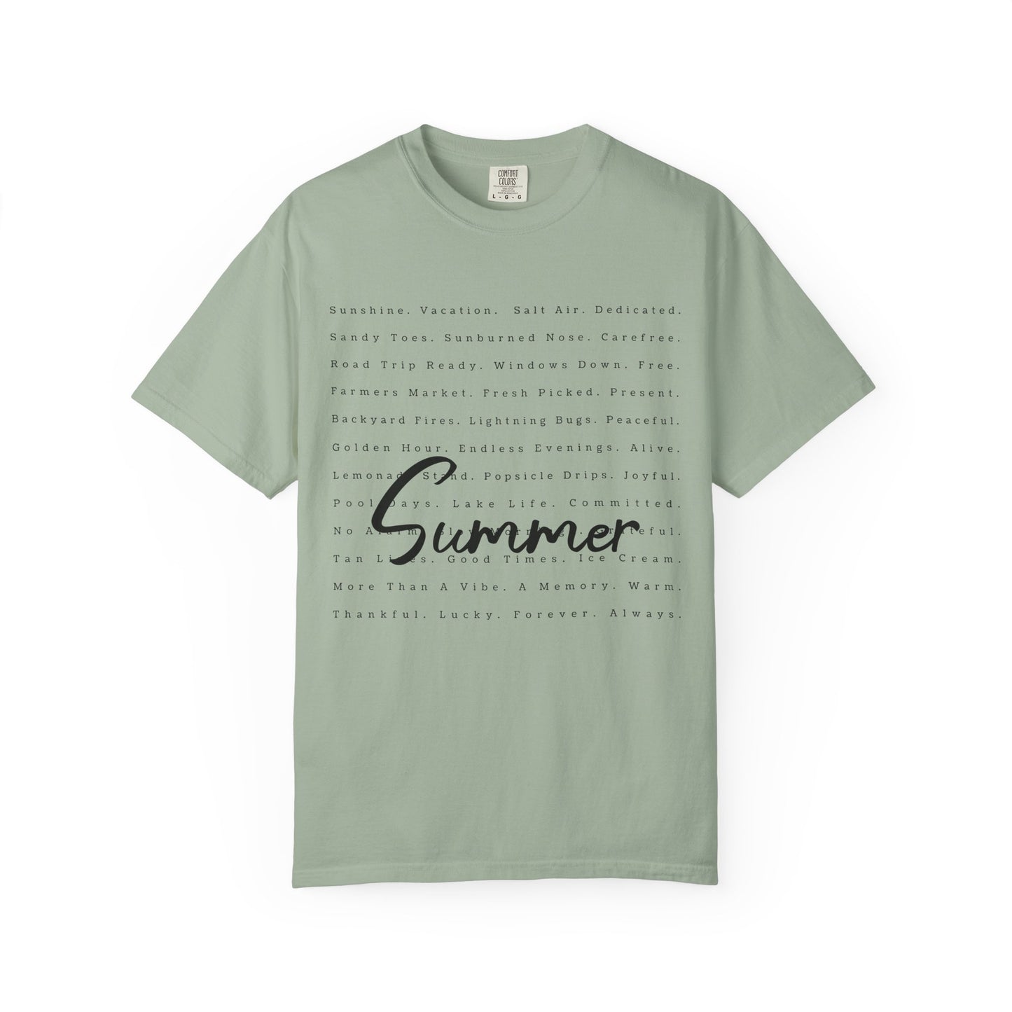 Summer Script Tee