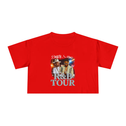 Breezy & Usher R&B Tour Crop Tee