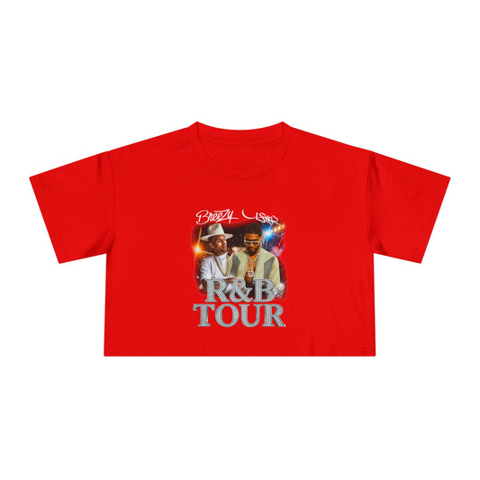 Breezy & Usher R&B Tour Crop Tee