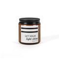 Let Your Light Shine Soy Candle — Amber Jar Scented Candle