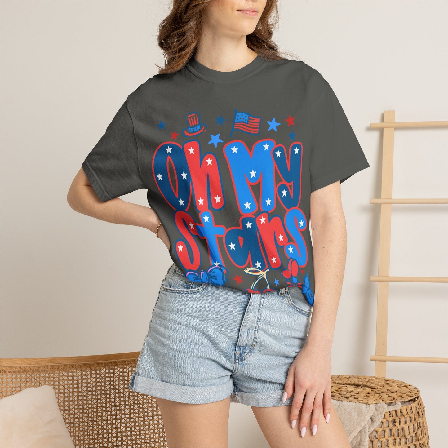Patriotic "Oh My Stars" T-Shirt